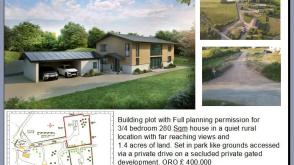 Plot with PP for sale in Atherington photo